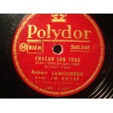 ROBERT LAMOUREUX mon fils et moi/chacun son tour JO BOYER 78T Polydor VG++