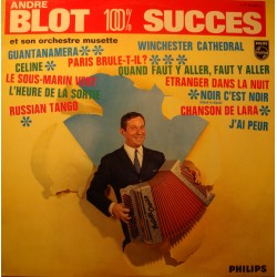 ANDRÉ BLOT 100% succès LP Philips - winchester cathedral/noir c'est noir VG++