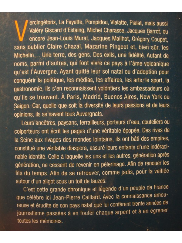 JEAN-PIERRE CAILLARD les auvergnats 2004 Table ronde++