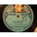 LOS CAMAGUEYANOS maria de bahia/cu tu gu ru SAMBA 78T Decca VG++