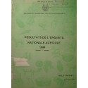 REPUBLIQUE RWANDAISE résultats de l'enquête nationale agricole 1984