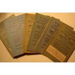 RAPHAEL'S EPHEMERIS OF THE PLANETS' PLACES 9 années - Foulsham++