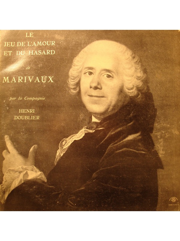 HENRI DOUBLIER le jeu de l'amour et du hasard MARIVAUX 2LP'S CND VG++