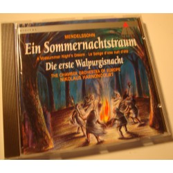 NIKOLAUS HARNONCOURT sommernachtstraum/walpurgisnacht MENDELSSOHN CD EX