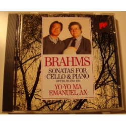 YO-YO MA/EMANUEL AX sonatas for cello and piano BRAHMS CD 1992 Sony EX