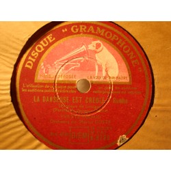YVETTE GIRAUD joli coeur/la danseuse est créole 78T Gramophone VG++