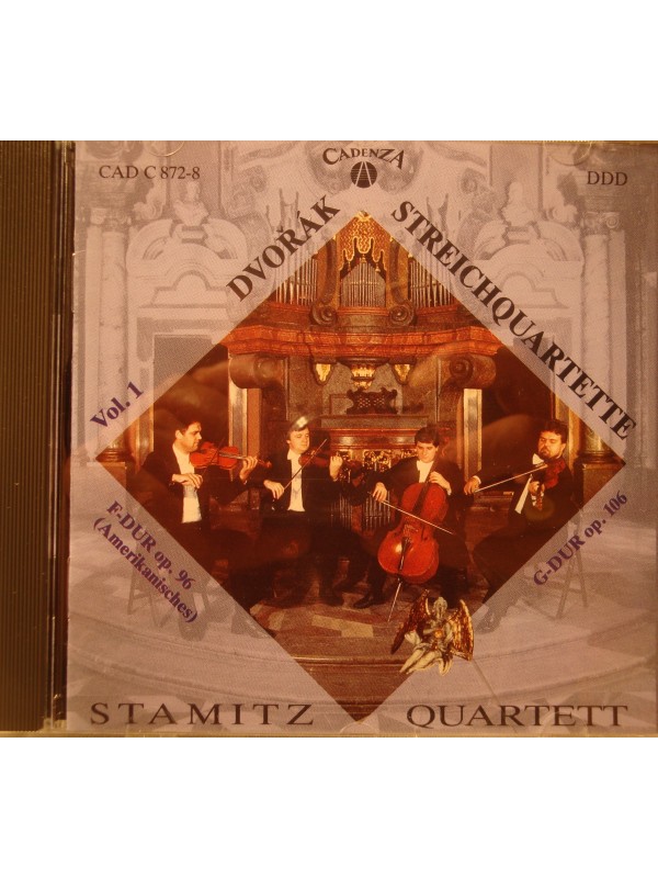 STAMITZ QUARTETT streichquartette - quatuors à cordes DVORAK CD 1988 Cadenza
