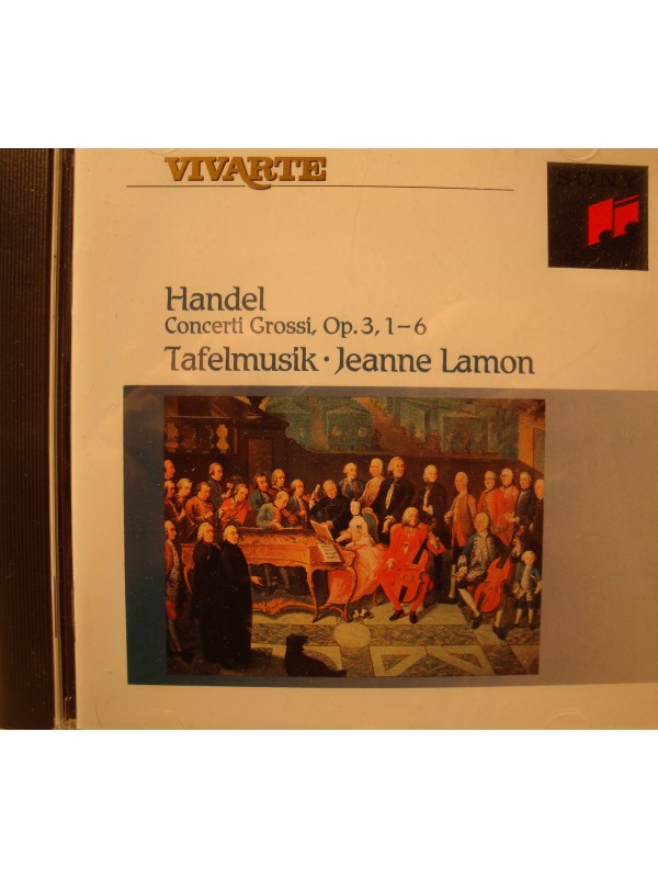 JEANNE LAMON/TAFELMUSIK concerti grossi HANDEL CD 1993 Sony