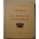 AUGUSTE DETOEUF propos de O.L. Barenton - Confiseur 1977 Seditas