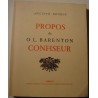 AUGUSTE DETOEUF propos de O.L. Barenton - Confiseur 1977 Seditas AUGUSTE DETOEUF propos de O.L. Barenton - Confiseur 1977 Seditas