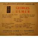 GEORGES ULMER/ÉLISE VALLÉE quelle soirée ! - sois pas cruelle EP 7" 1957 Vega