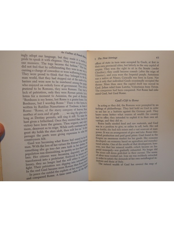 RENÉ SÉDILLOT an outline of French history 1953 KNOPF RARE++