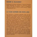 ROBERT G. McCLOSKEY la cour suprerme des Etats-Unis 1965 SEGHERS rare EX++
