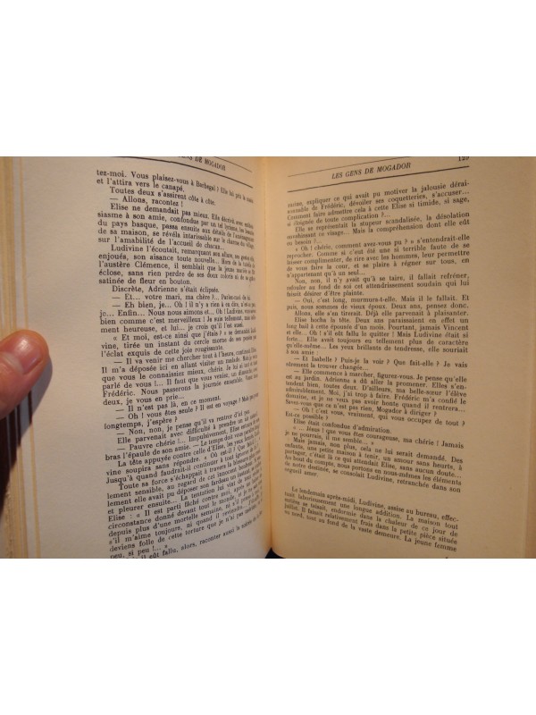 ELISABETH BARBIER gens de Mogador T2 Ludivine 1965 JULLIARD Roman EX++