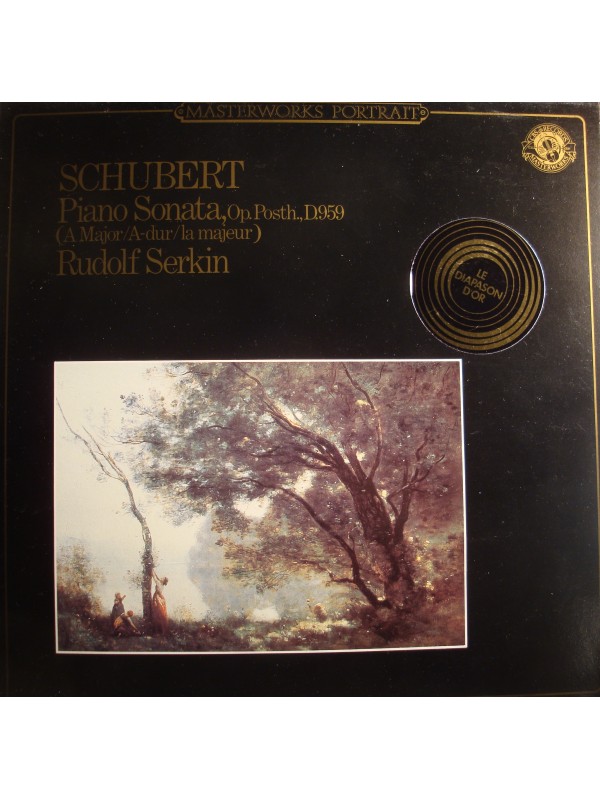 RUDOLPH SERKIN piano sonata SCHUBERT LP 1984 CBS