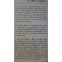JAUME CABRÉ la teranyina - un estiu maleït 1983 Proa - A tot vent - Catalan 