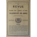 REVUE de la société des enfants de VILLENEUVE DE BERG n°47 1991 Ardèche++