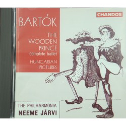NEEME JÄRVI/THE PHILHARMONIA the wooden prince BARTOK CD 1991 Chandos