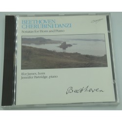 IFOR JAMES/PARTRIDGE sonatas for horn and piano BEETHOVEN/DANZI CD Knew