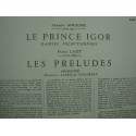 STOKOWSKI prince Igor/les preludes BORODINE/LISZT LP Voix de son maitre