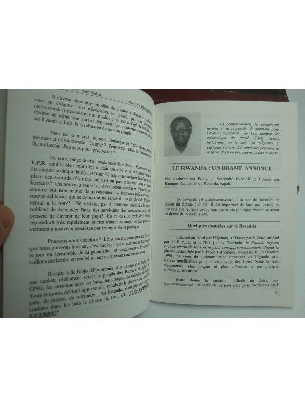 REVUE DIALOGUE N°176 Rwanda: passé et avenir
