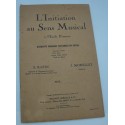 E. RAPIN/J. MORELLET l'initiation au sens musical 1938 Lerolle 