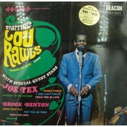 STARRING LOU RAWLS various LP 1970 Deacon JOE TEX/BROOK BENTON 