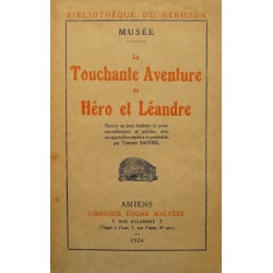 MUSÉE la touchante aventure de Héro et Léandre SANDRE SIGNÉ 1924 MALFERE RARE++
