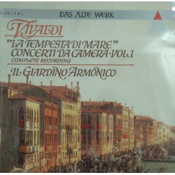 IL GIARDINO ARMONICO la tempesta di mare - concerti di camera vol.1 VIVALDI CD 1991 Teldec