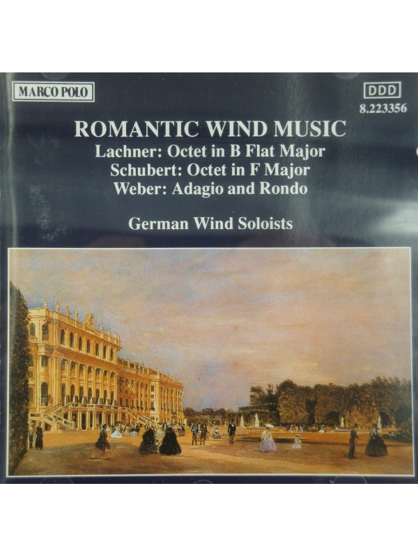 GERMAN WIND SOLOISTS romantic wind music LACHNER/SCHUBERT/WEBER CD 1990