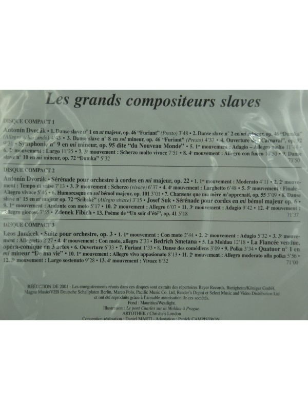 Inoubliables chefs-d'oeuvre - Grands compositeurs slaves 2001 Reader's digest