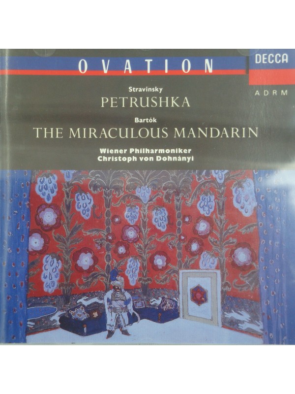 DOHNANYI/WIENER PHILHARMONIKER petrushka STRAVINSKY miraculous mandarin BARTOK CD