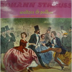 WALLBERG/VIENNA STATE valses et polkas STRAUSS LP Concert Hall