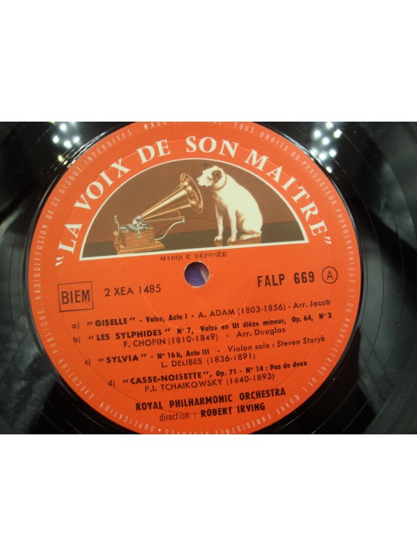 ROBERT IRVING morceaux de bravoure du ballet LP giselle/sylphides/don quichotte