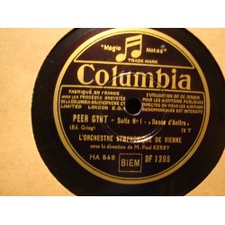 PAUL KERBY/ORCH. SYMPHONIQUE DE VIENNE suite n°1 Anitra PEER GYNT 78T VG++