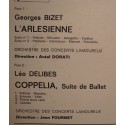 DORATI/FOURNET/CONCERTS LAMOUREUX arlesienne BIZET coppelia DELIBES LP VG+ DORATI/FOURNET/CONCERTS LAMOUREUX arlesienne BIZET coppelia DELIBES LP VG+