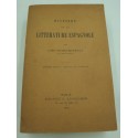 JAMES FITZMAURICE-KELLY histoire de la littérature espagnole 1928 Klincksieck