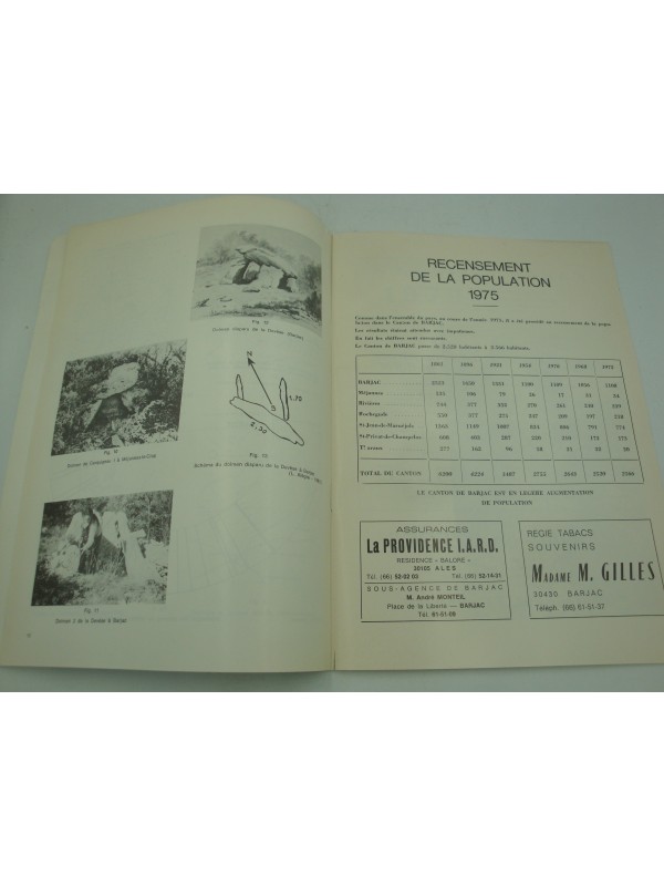 CANTON DE BARJAC numéro 1 - janvier 1979 - Comité d'expansion de Barjac 