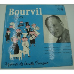 BOURVIL récité... 9 poèmes de Camille François LP 25cm Pathé