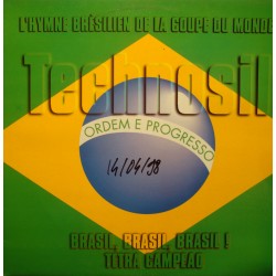 TECHNOSIL brasil brasil - hymne football - tetra Campeao MAXI 1998 VIRGIN VG++