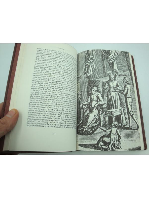 LESAGE histoire de Gil Blas de Santillane - 2 Tomes - illustrés - Cercle du bibliophile