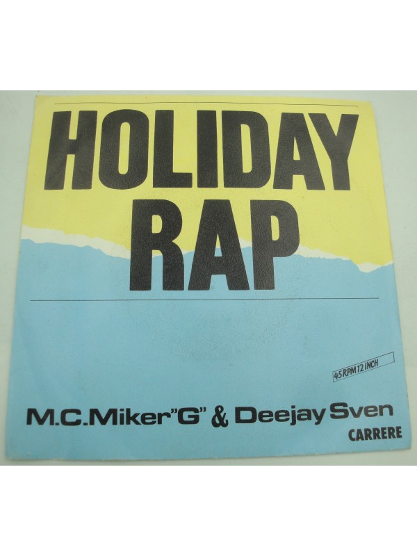 M.C. MIKER "G" and DEEJAY SVEN holiday rap/whimsical touch SP 7" 1986 Carrere