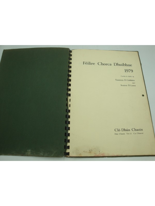 FÉILIRE CHORCA DHUIBHNE calendrier 1979 TOMAISIN O CIOBHAIN - Seoirse O Luasa