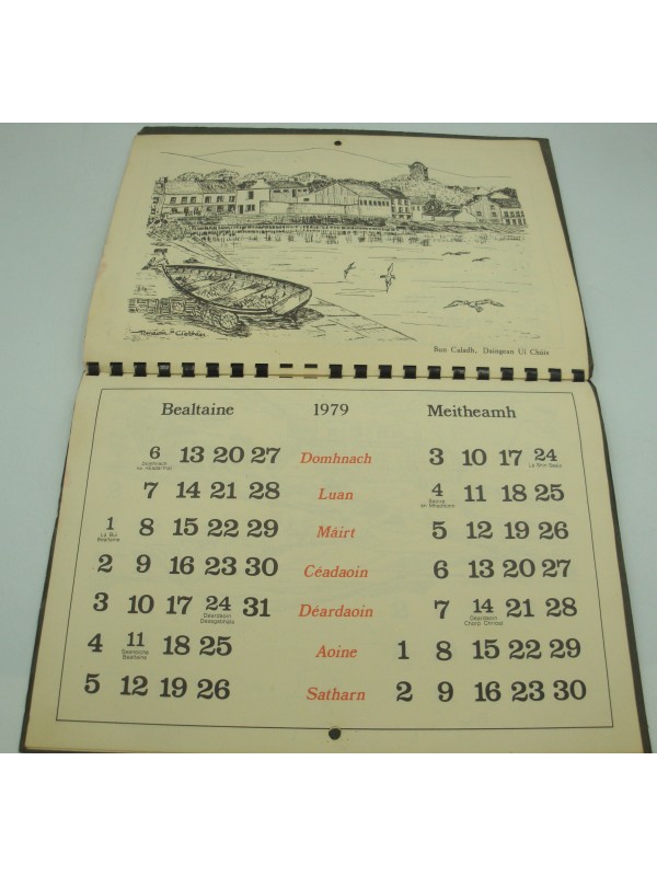 FÉILIRE CHORCA DHUIBHNE calendrier 1979 TOMAISIN O CIOBHAIN - Seoirse O Luasa