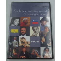UNIVERSAL CLASSICS see how great they sound ! DVD sampler 2001 