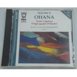 JEAN-CLAUDE PENNETIER trois caprices/24 préludes OHANA CD 1989 Arion