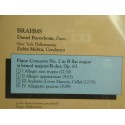 BARENBOIM/MEHTA/NEW YORK piano concerto n°2 BRAHMS CD 1987 CBS