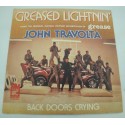 JOHN TRAVOLTA greased lightnin'/back doors crying SP 7" 1977 Midsong