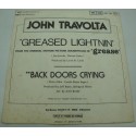 JOHN TRAVOLTA greased lightnin'/back doors crying SP 7" 1977 Midsong
