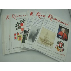 RAMEAUX Savoie Haute-Savoie - Centre généalogique de Savoie 10 numéros 